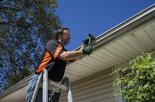 gutter repair costs depend on the extent of the damage and the materials needed